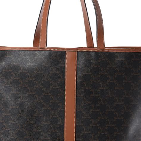 cabas celine in canvas|Celine triomphe medium cabas.